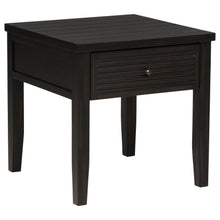  Concord - 1-Drawer Square End Table - Distressed Java
