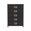 Tobias - 5-Drawer Chest - Black