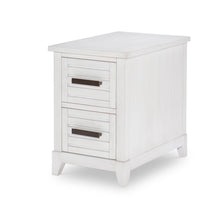  Edgewater - Square Chairside Table - White