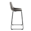 Duke - 26" Fixed-Height Stool - Black Metal
