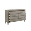 Lennox - 8 Drawer Dresser - Gray