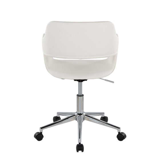 Margarite - Task Chair - Chrome Metal