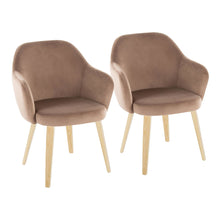  Buena - Dining Chair (Set of 2) - Natural Wood Legs