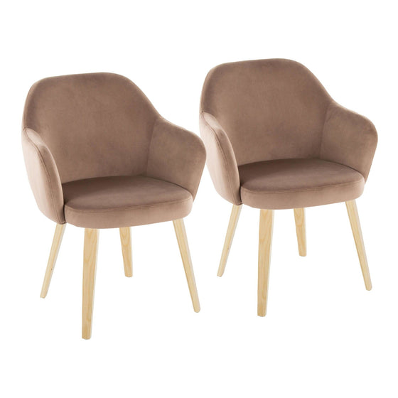 Buena - Dining Chair (Set of 2) - Natural Wood Legs