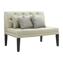  Maddox - Loveseat With Five Pillows - Beige