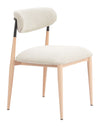 Equinox - Armless Dining Chair (Set of 2) - Oyster Gray & Natural