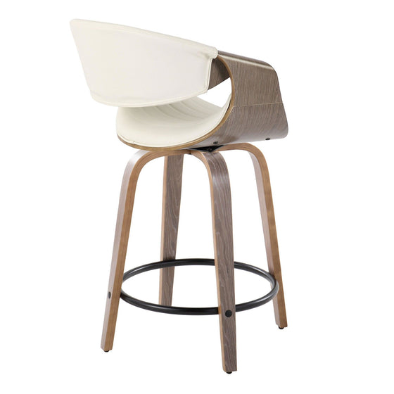 Symphony - 24" Fixed-Height Counter Stool (Set of 2) - Gray Base