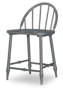  Vintage Market - Windsor Counter Height Chair (Set of 2) - Mallard Green