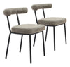 Kede - Dining Chair (Set of 2) - Green Tweed