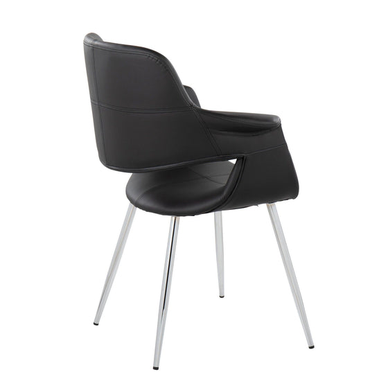 Vintage Flair - Chair (Set of 2) - Chrome Legs