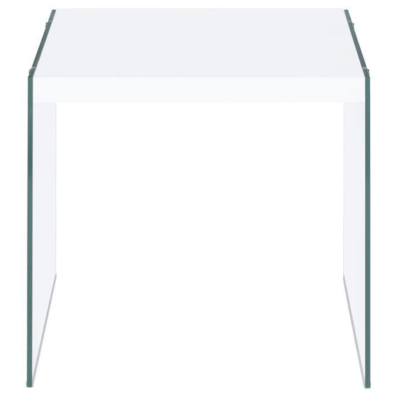 Opal - Rectangular Glass Frame Table