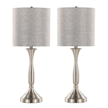  Sawyer - 25" Metal Table Lamp With Usb (Set of 2)
