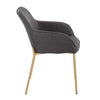 Daniella - Dining Chair - Gold Metal (Set of 2)
