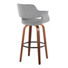 Vintage Flair - 30" Fixed-Height Barstool (Set of 2) - Black Footrest