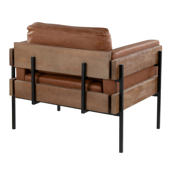 Kari - Accent Chair - Black And Brown Legs