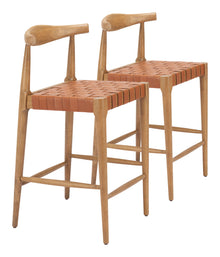  Bandani - Counter Stool (Set of 2) - Tan