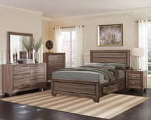  Kauffman - Wood Storage Panel Bed