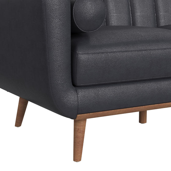 Horizon - Loveseat With Wood Front 2 Pillows