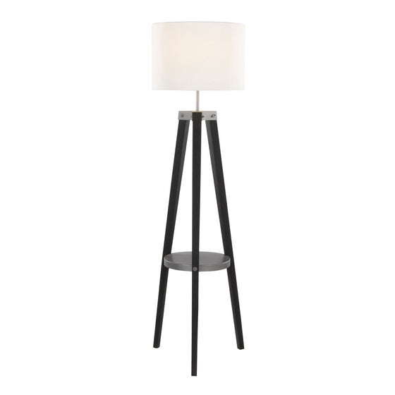 Compass - 59" Floor Lamp With Shelf