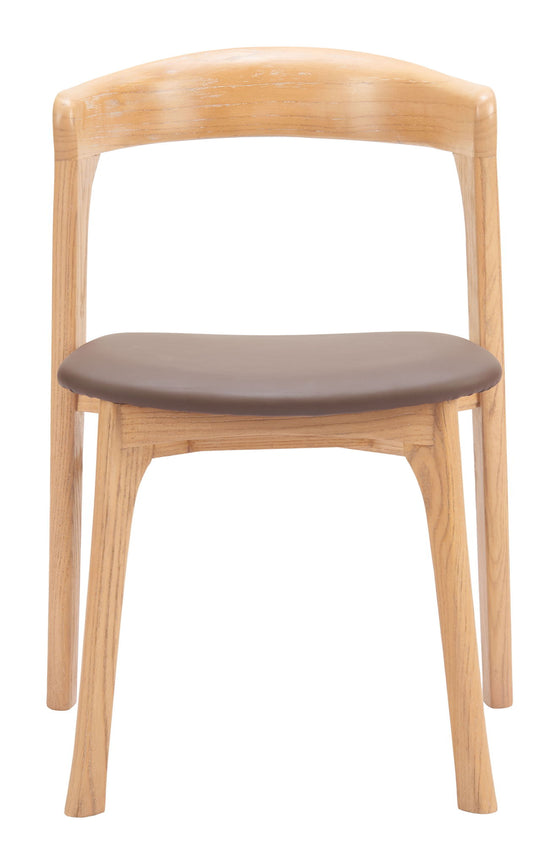 Pioro - Dining Chair (Set of 2) - Brown / Natural