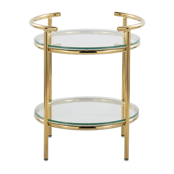 Rhonda - Side Table - Gold