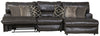 Como - Italian Leather Match Reclining Sectional