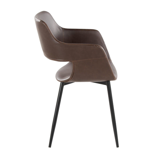 Margarite - Dining / Accent Chair - Black Metal (Set of 2)