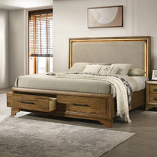  Talcott - 6/0 Western King Bed - Light Brown