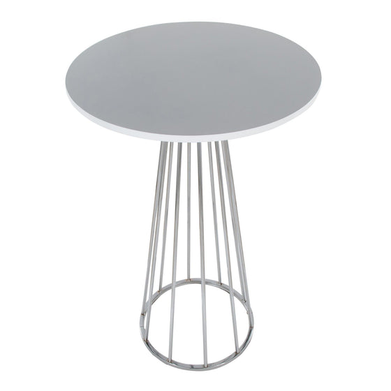 Canary - Bar Table - Chrome Metal