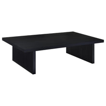  Max - Rectangular Engineered Laminate Coffee Table - Black