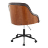 Bacci - Office Chair - Black Metal Base