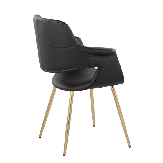 Vintage Flair - Chair (Set of 2) - Gold Legs