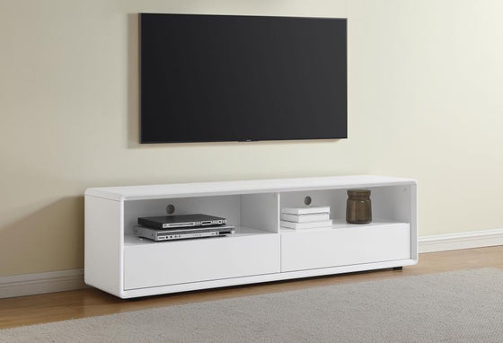 Ellice - 71" TV Stand Media Console - White
