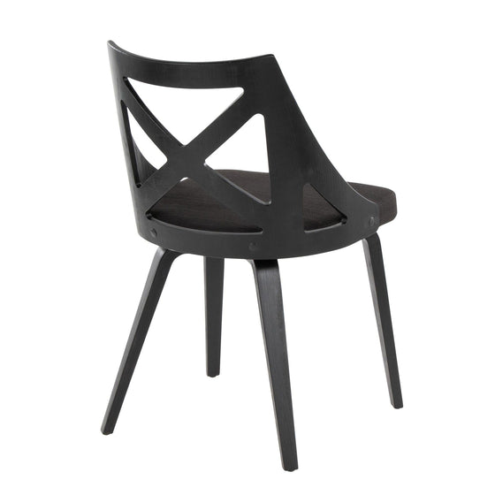Charlotte - Chair (Set of 2) - Black Wood
