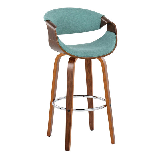 Curvini - 30'' Fixed-Height Barstool (Set of 2)