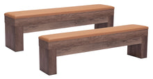  Bonkers - Storage Bench (Set of 2) - Brown