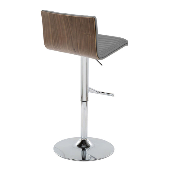Mason - Adjustable Barstool (Set of 2) - Chrome Base