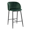Fran - Pleated Waves Fixed-Height Counter Stool (Set of 2)