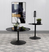 Ganso - Round Glass Top Coffee And End Table Set