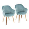 Buena - Dining Chair (Set of 2) - Zebra Wood Legs