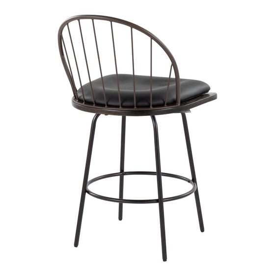 Riley Claire - 26" Fixed-Height Counter Stool (Set of 2)