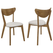  Kersey - Curved Wood Dining Side Chair (Set of 2) - Chestnut