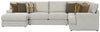 Tori - Sectional With Comfort Coil Seating And Accent Pillows Included