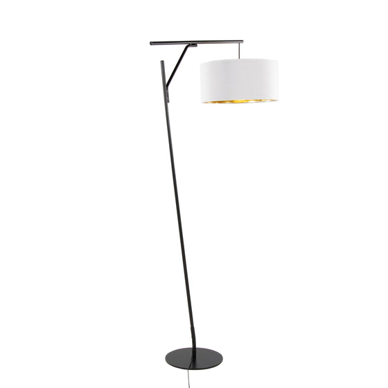 Daniella - Salon 70" Floor Lamp - Black Metal