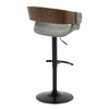 Elisa - Adjustable Barstool (Set of 2) - Black Base