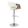 Symphony - Adjustable Barstool (Set of 2) - Chrome Base