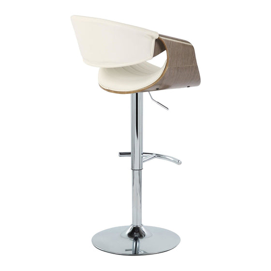 Symphony - Adjustable Barstool (Set of 2) - Chrome Base