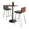Pebble - Mason Swivel Counter Height Dining Set With Adjustable Table