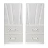 Europa - Nightstand Panels (Set of 2) - White