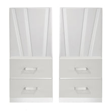  Europa - Nightstand Panels (Set of 2) - White